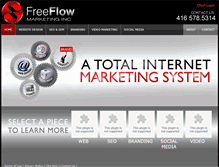 Tablet Screenshot of freeflowmarketing.ca